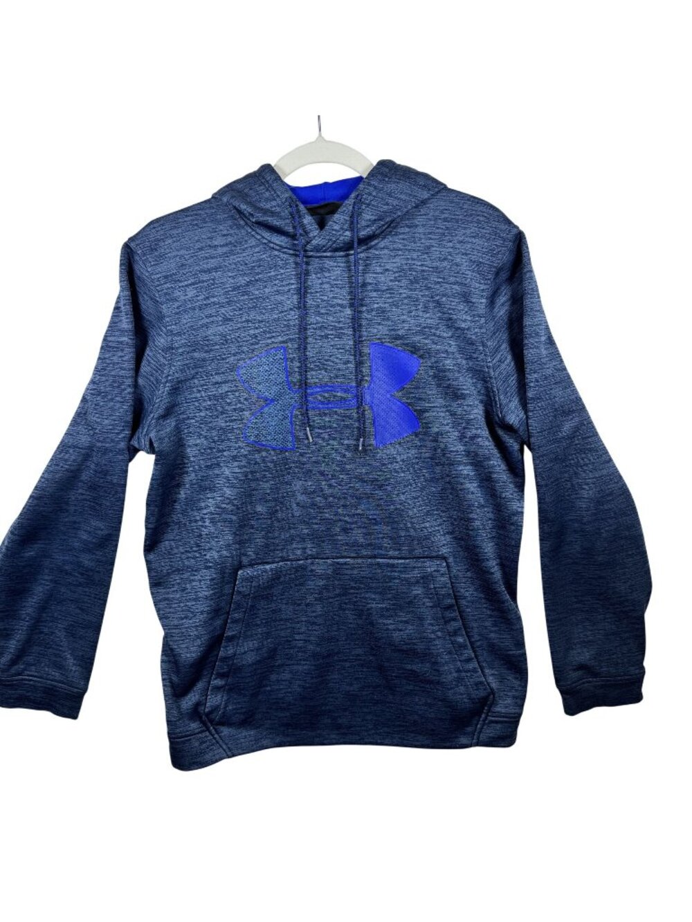 Under Armour Mens Loose Fit ColdGear Blue Hoodie Medium